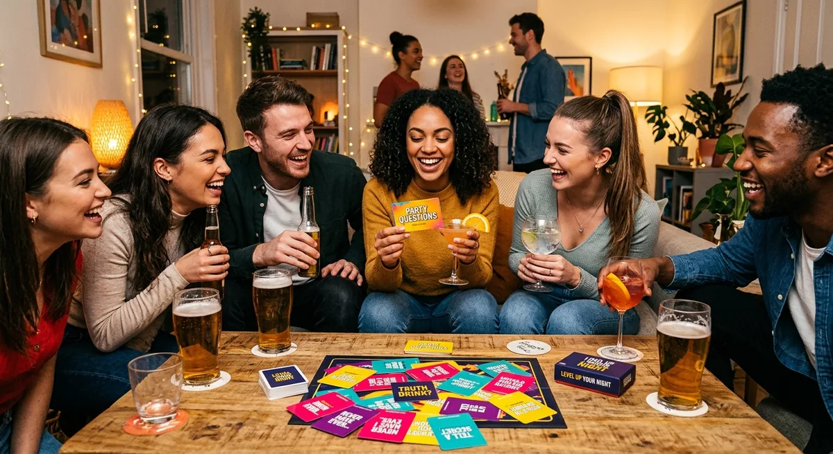 How to Use Party Questions to Level Up Your Drinking Game Night