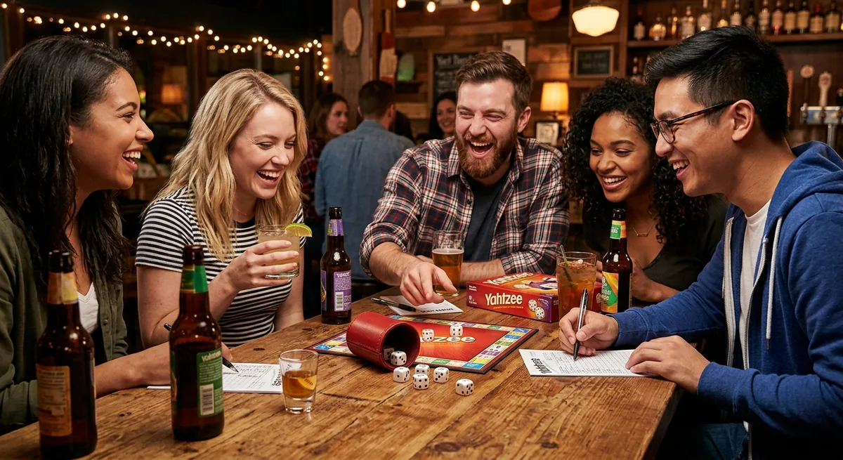 Yahtzee Drinking Game Rules and Variations for Any Group Size