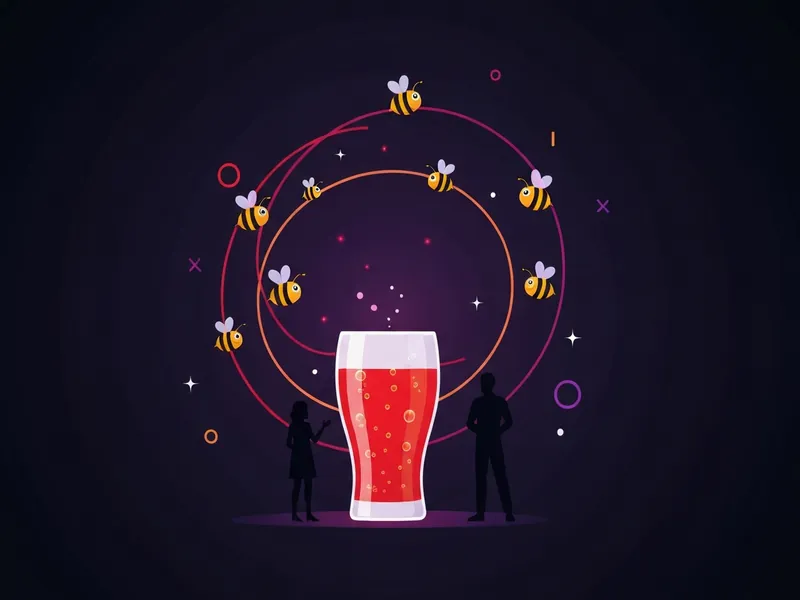 Bizz Buzz drinking game illustration