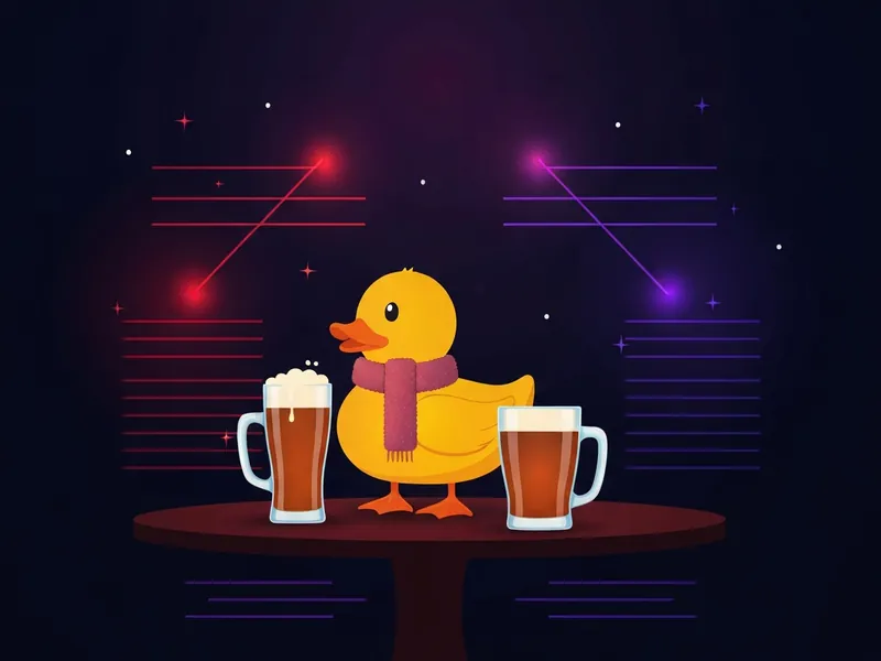Fuzzy Duck drinking game illustration
