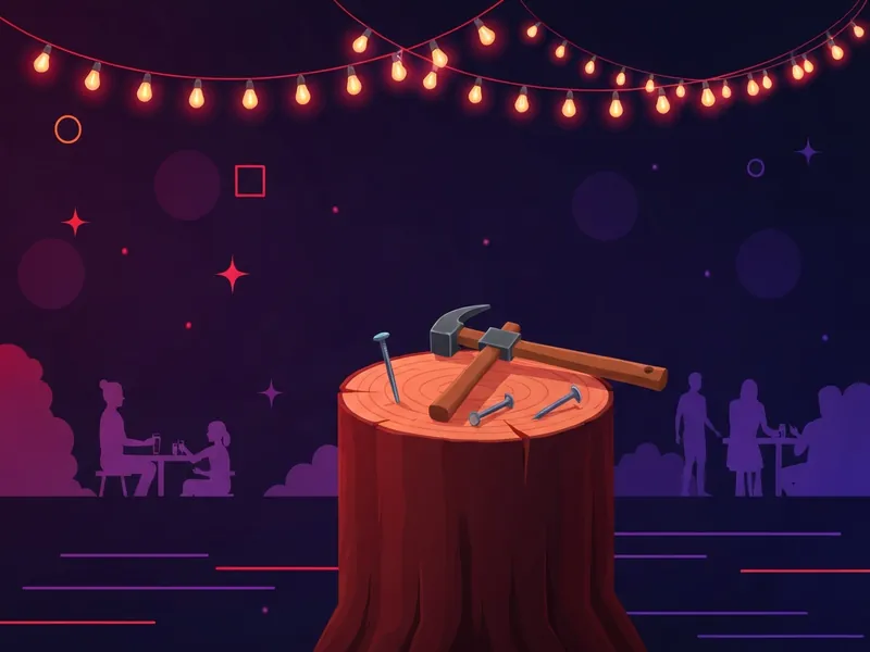 Hammerschlagen drinking game illustration