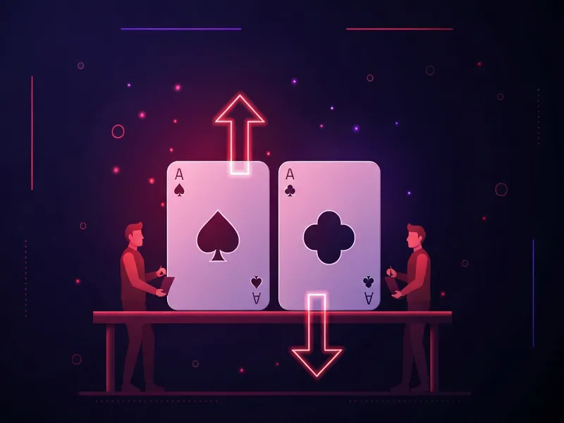 Higher or Lower drinking game illustration