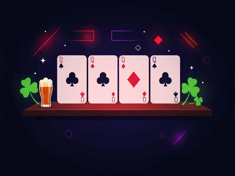 Irish Poker drinking game illustration