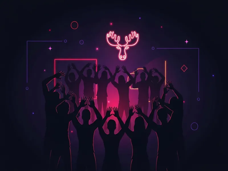 Moose drinking game illustration