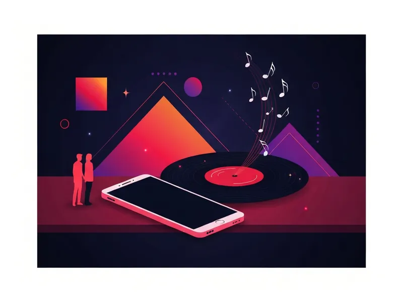 Music Roulette drinking game illustration
