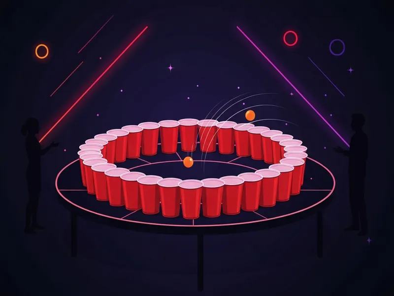 Rage Cage drinking game illustration