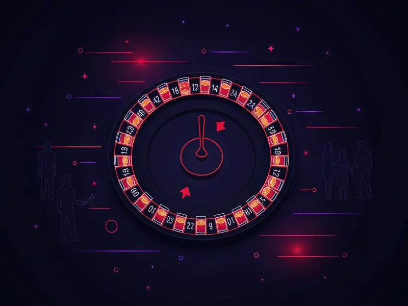 Shot Roulette drinking game illustration