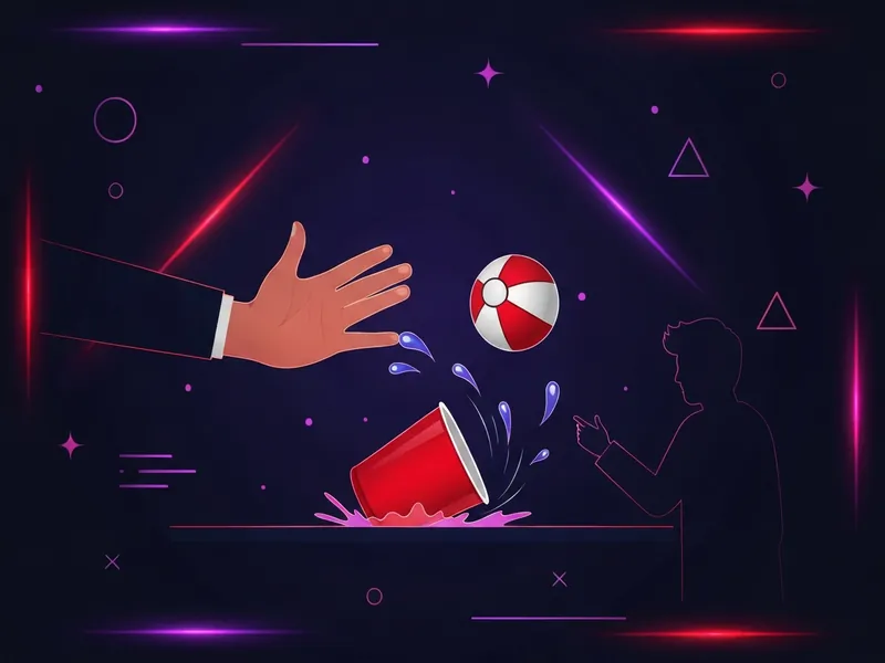 Slap Cup drinking game illustration