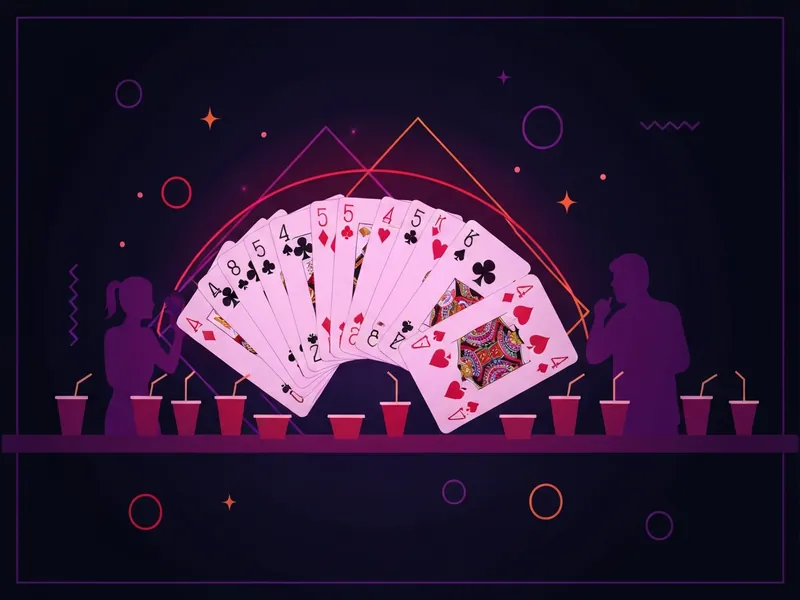 Sociables drinking game illustration
