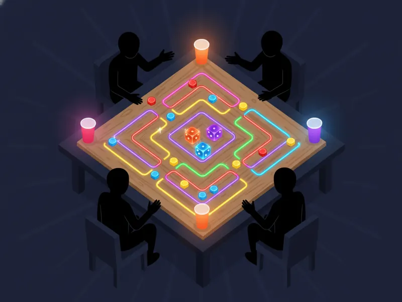 Drinking Board Games - illustration