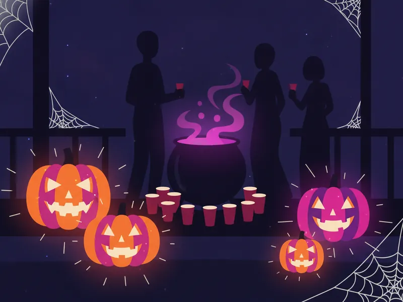Halloween Drinking Games - illustration