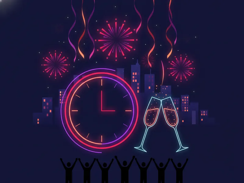 New Year's Eve Drinking Games - illustration
