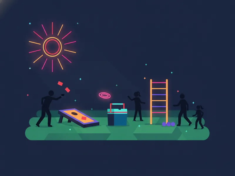 Backyard & Outdoor Drinking Games - illustration